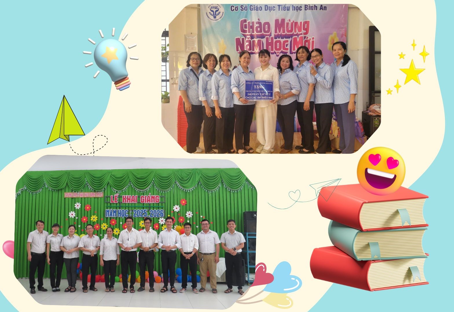 Quý Thầy Cô giáo của 2 trung tâm đón chào năm học mới